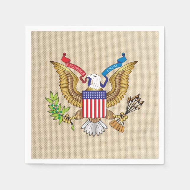 Adler Serviette (Vorderseite)