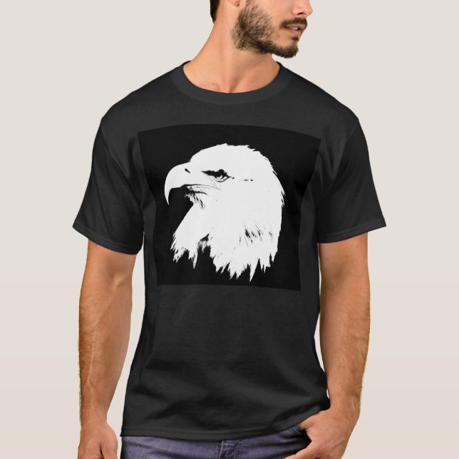 Adler-Silhouette T-Shirt (Vorderseite)