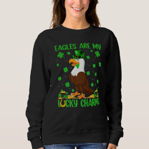 Adler sind meine Glücksbringer Eagle Bird St Patri Sweatshirt