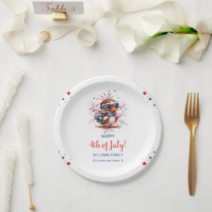 Adler Sommerparty Patriotisch USA 4. Juli  Pappteller