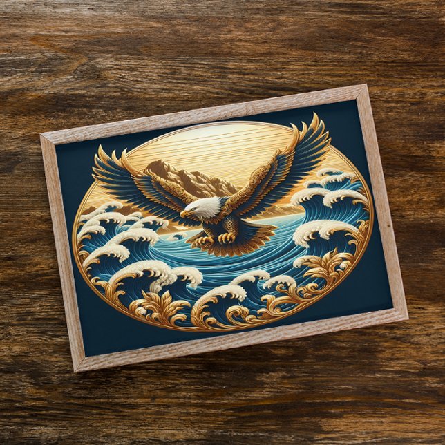 Adler stürzt über Wasser Poster (Von Creator hochgeladen)