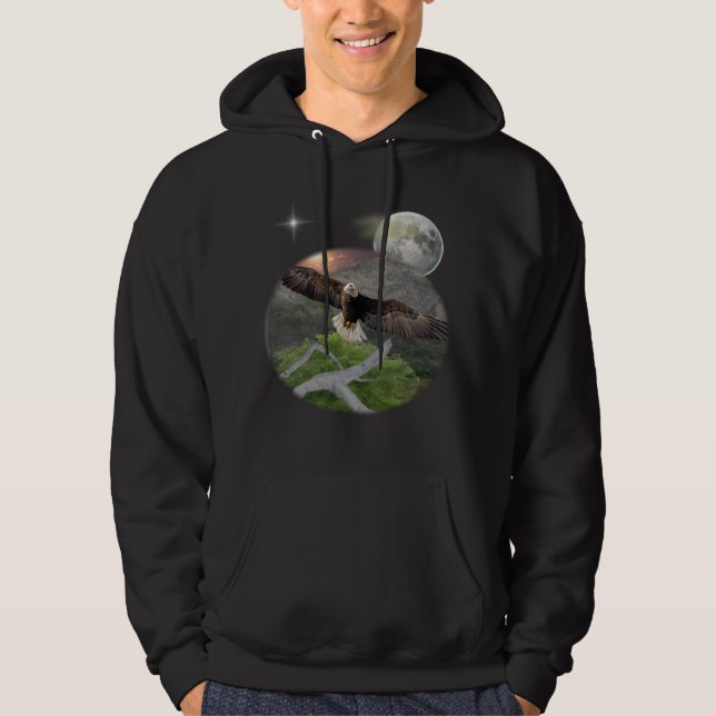 Adler T-Shirt Hoodie (Vorderseite)