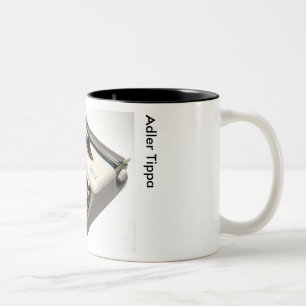 Adler Tippa Portableschreibmaschine Zweifarbige Tasse