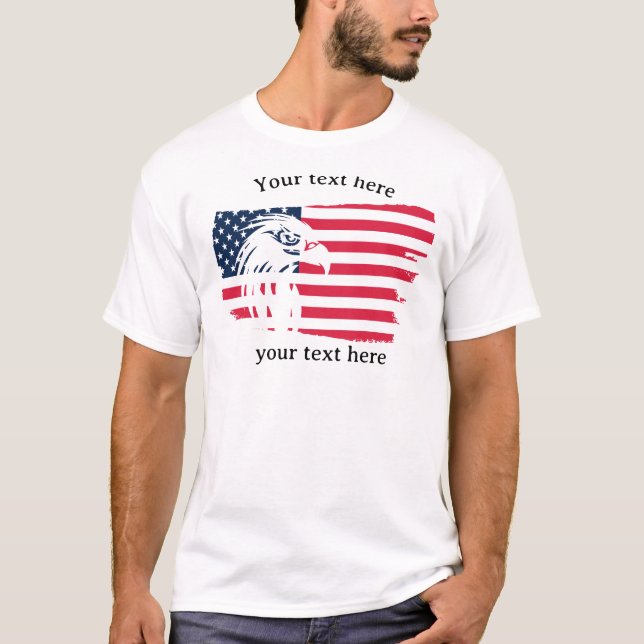 Adler und Fahne T-Shirt (Vorderseite)
