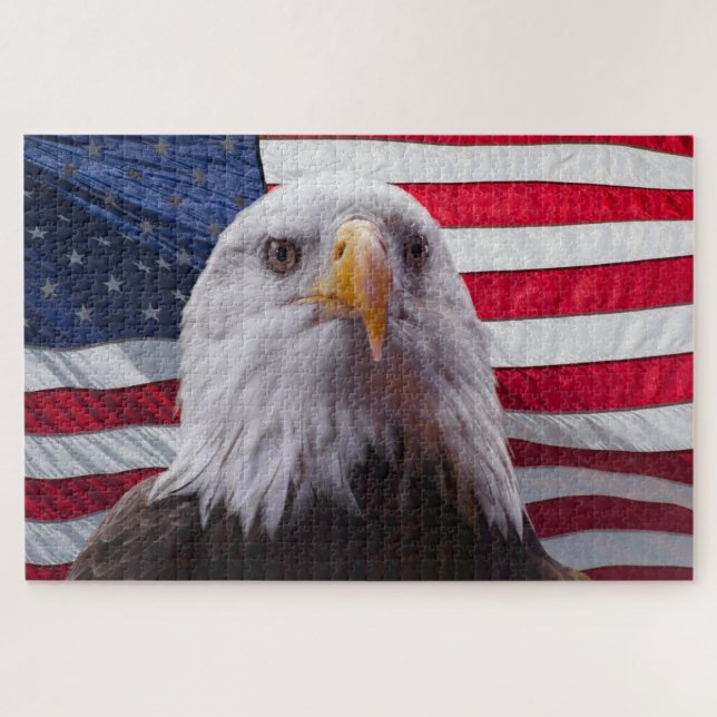 Adler und Flagge (Horizontal)