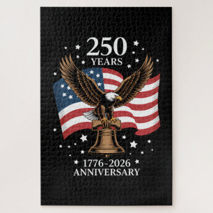 Adler und Flagge 250 Jahre Amerika 1776-2026