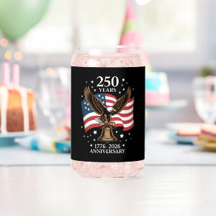 Adler und Flagge 250 Jahre Amerika 1776-2026 Dosenglas