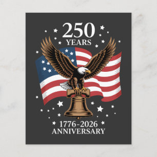 Adler und Flagge 250 Jahre Amerika 1776-2026 Flyer