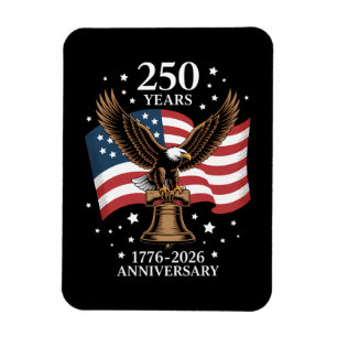 Adler und Flagge 250 Jahre Amerika 1776-2026 Magnet