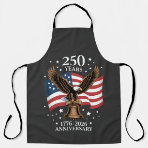 Adler und Flagge 250 Jahre Amerika 1776-2026 Schürze