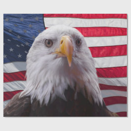 Adler und Flagge Geschenkpapier