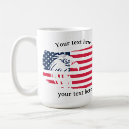Adler und Flagge Kaffeetasse