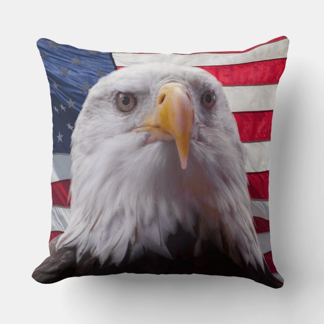 Adler und Flagge Kissen (Vorderseite)