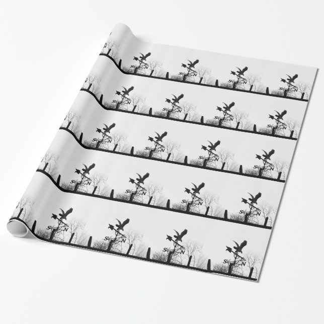 Adler und Pfeil Geschenkpapier (Ungerollt)