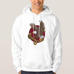 Adler und Schlange Hoodie