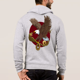Adler und Schlange Hoodie