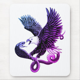 Adler und Schlange Mousepad