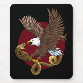 Adler und Schlange Mousepad