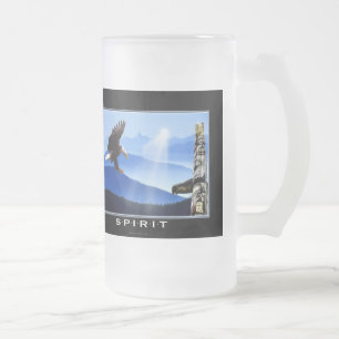 Adler und Totem-Pole Trinkwasser Tasse