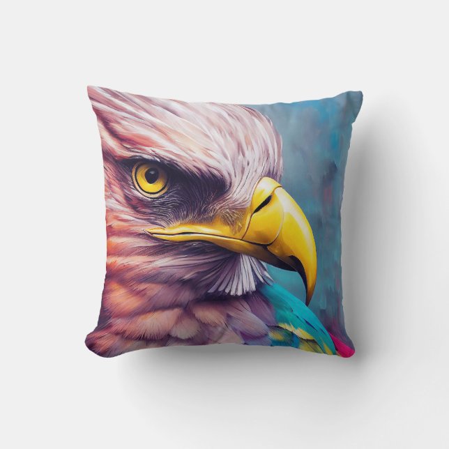 Adleradler Tierentdeckungsabenteuer Natur Kissen (Vorderseite)