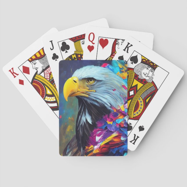 Adleradler Tierentdeckungsabenteuer Natur Spielkarten (Rückseite)