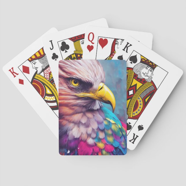 Adleradler Tierentdeckungsabenteuer Natur Spielkarten (Rückseite)