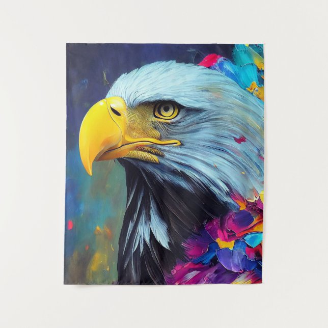 Adleradler Tierentdeckungsabenteuer Natur Wandteppich (Vorderseite)
