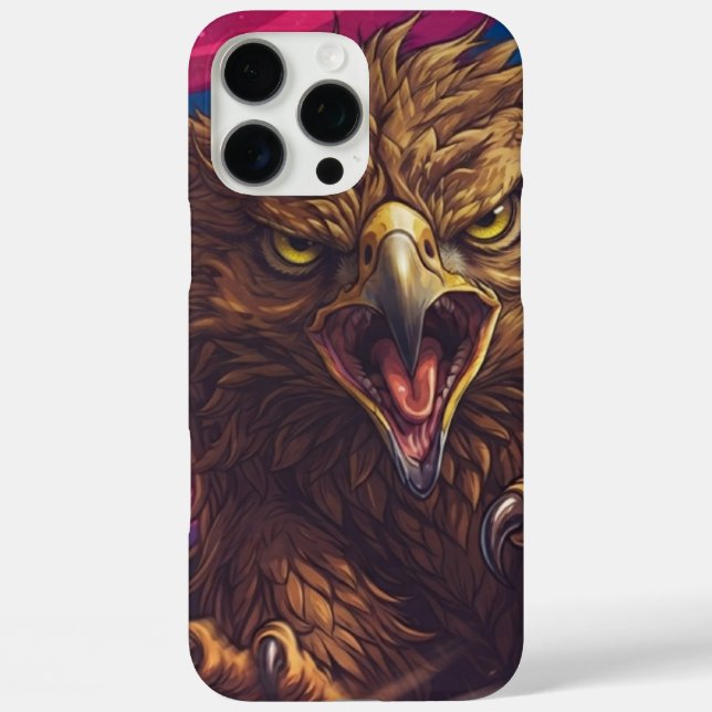 Adlerangriff iPhone 16 Pro Max Hülle (Rückseite)