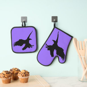 Adlerangriff Ofen Mitt & Pot Holder Set