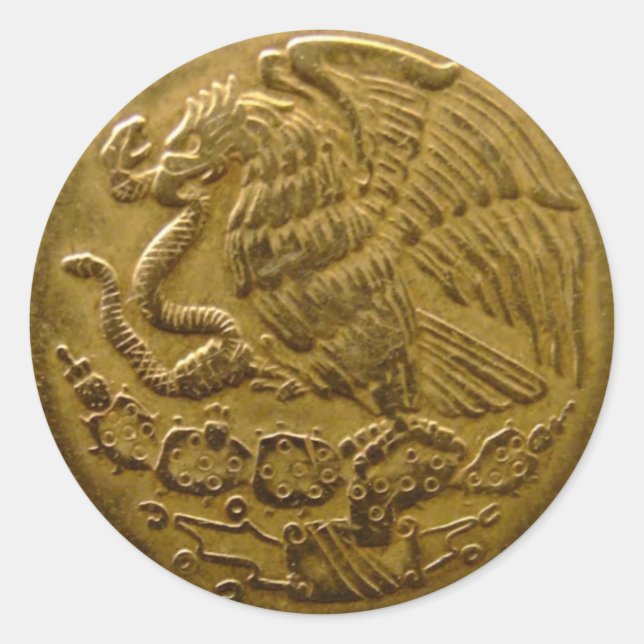 Adleraufkleber Runder Aufkleber (Vorderseite)