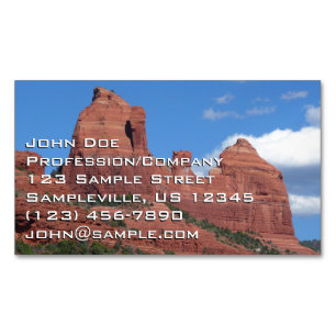 Adlerfelsen I Sedona Arizona Reisefotografie Magnetische Visitenkarte