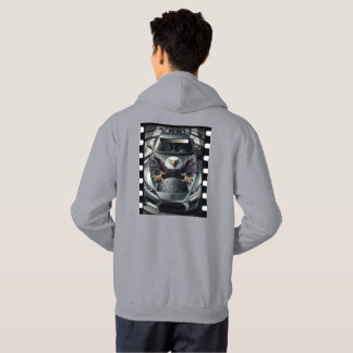 Adlergreif-Reifenfilmrahmen-Grafik Hoodie
