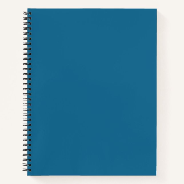 Adlergrün Solid Schlicht Color Notizbuch (Vorderseite)