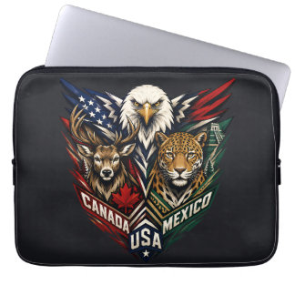 Adlerhirschjaguar Naturkunst Laptopschutzhülle