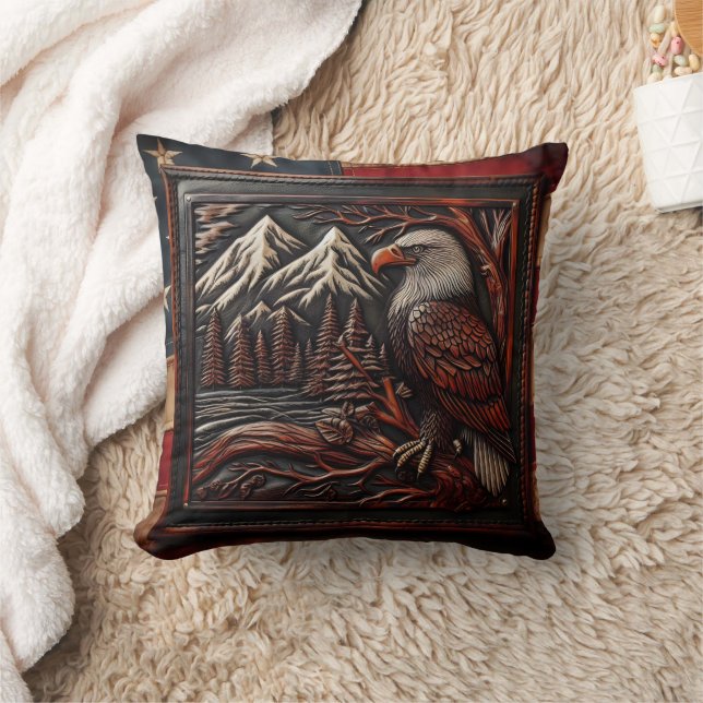 Adlerhorbe mit Bergrücken Kissen (Decke)