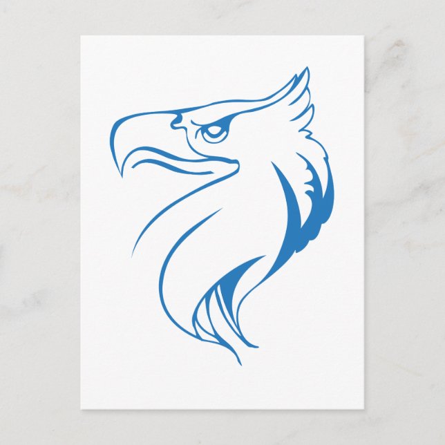 Adlerkopf Postkarte (Vorderseite)