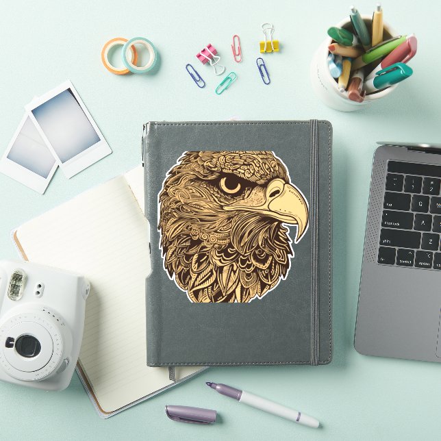 Adlerkopftier Aufkleber (iPad Hülle)