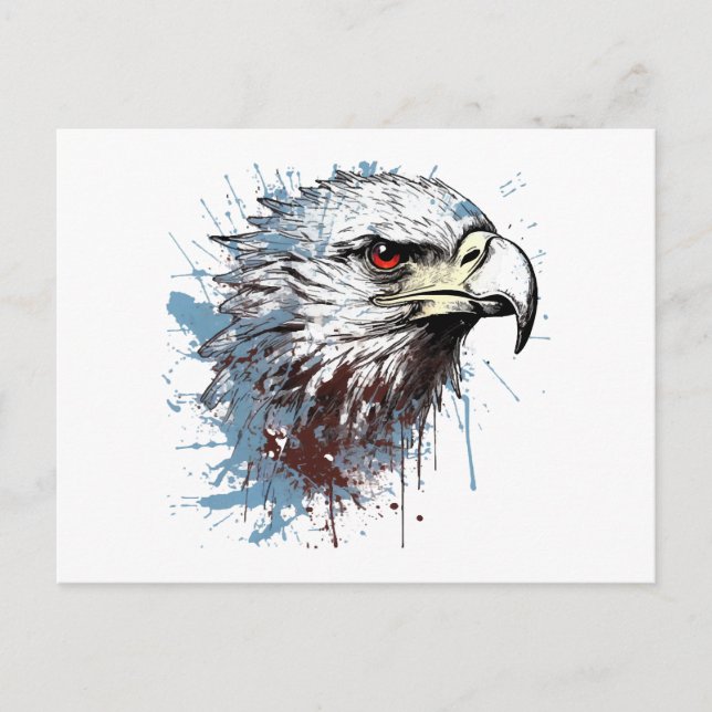 Adlermalerei Postkarte (Vorderseite)