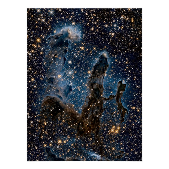 Adlernebel "Säulen der Schöpfung" - NGC 6611 Post Poster (Vorderseite)