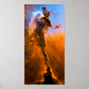 Adlernebel Stellarer Turm NASA Hubble-Weltraumfoto Poster