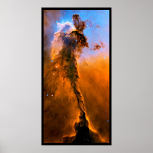 Adlernebel-Stellarspire NASA Hubble-Weltraumfoto Poster