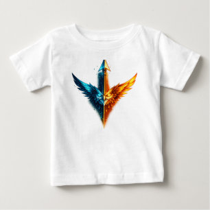 Adlerpfeil – Mächtiges Freiheits- und Kraftdesign Baby T-shirt
