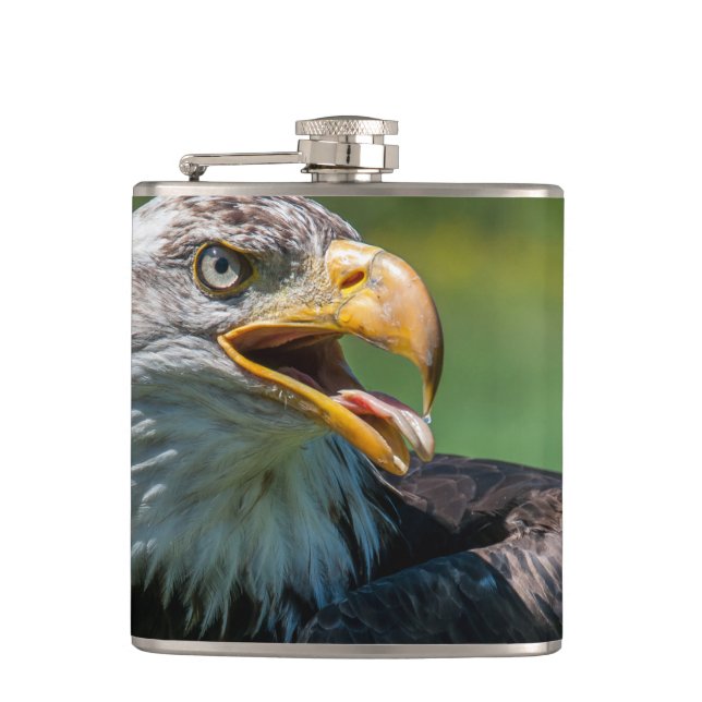 Adlerphoto Flachmann (Vorderseite)