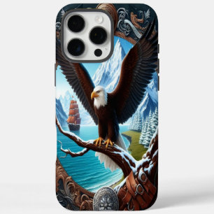 Adlerschau über das Wintermeer iPhone 16 Pro Max Hülle