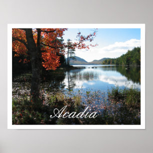 Adlersee, Acadia Nationalpark, Maine Poster