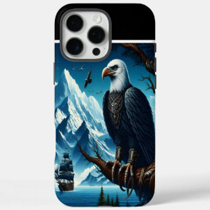 Adlerwache über dem Meer iPhone 16 Pro Max Hülle