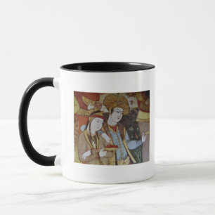 Adlige am Gericht von Shah Abbas I Tasse