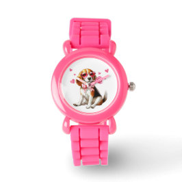 Adlige Beagle Kinderuhr Armbanduhr