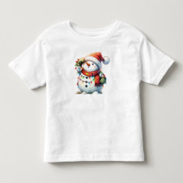 Adlige Weihnachts-Snowman Baby Bodysuit Kleinkind T-shirt