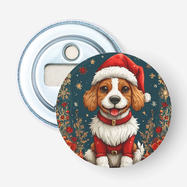 Adlige Weihnachtsjunge Flaschenöffner (Vorderseite)